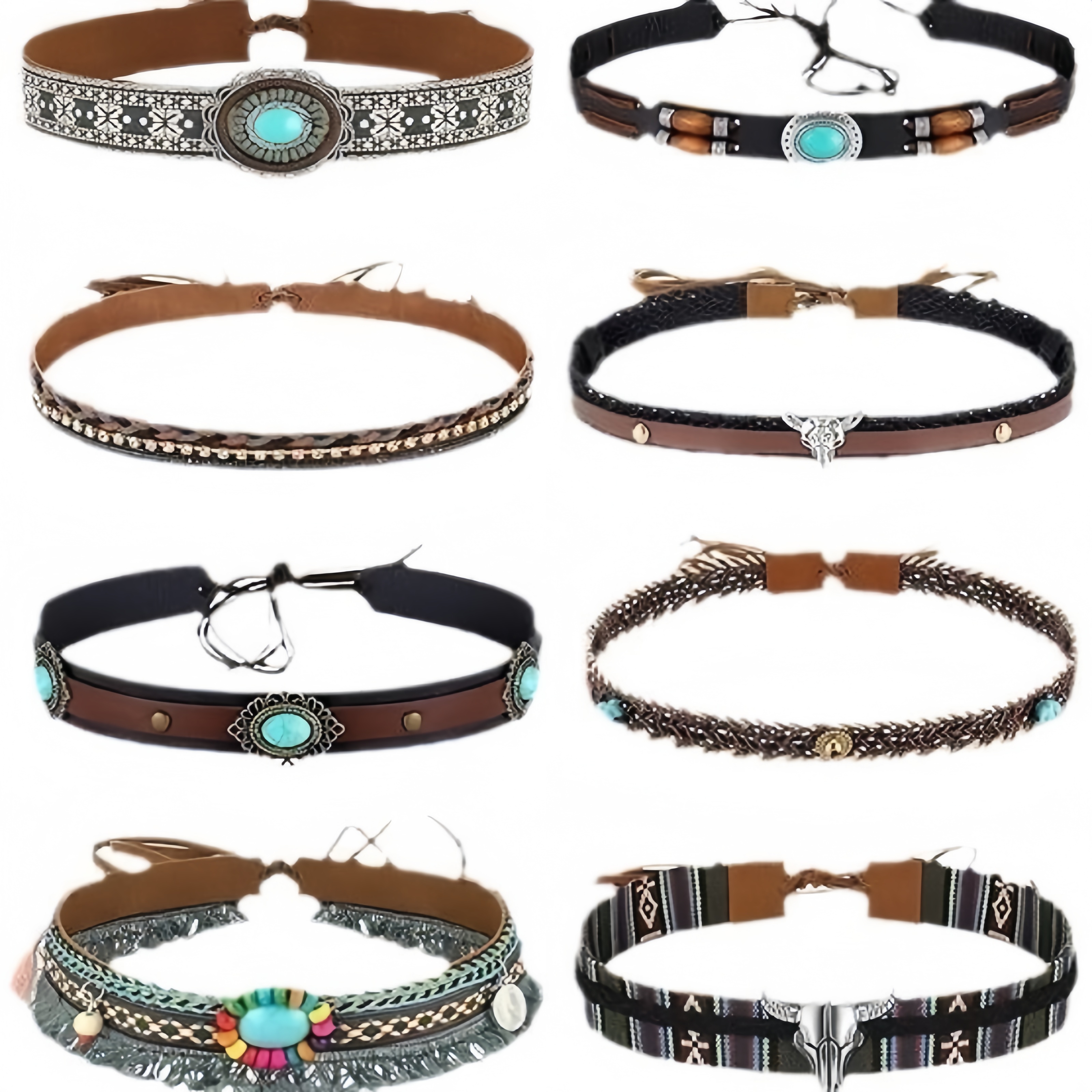 Retro Ethnic Style Belt, Headb - Men Accessories Ethnic 리뷰 및 가격