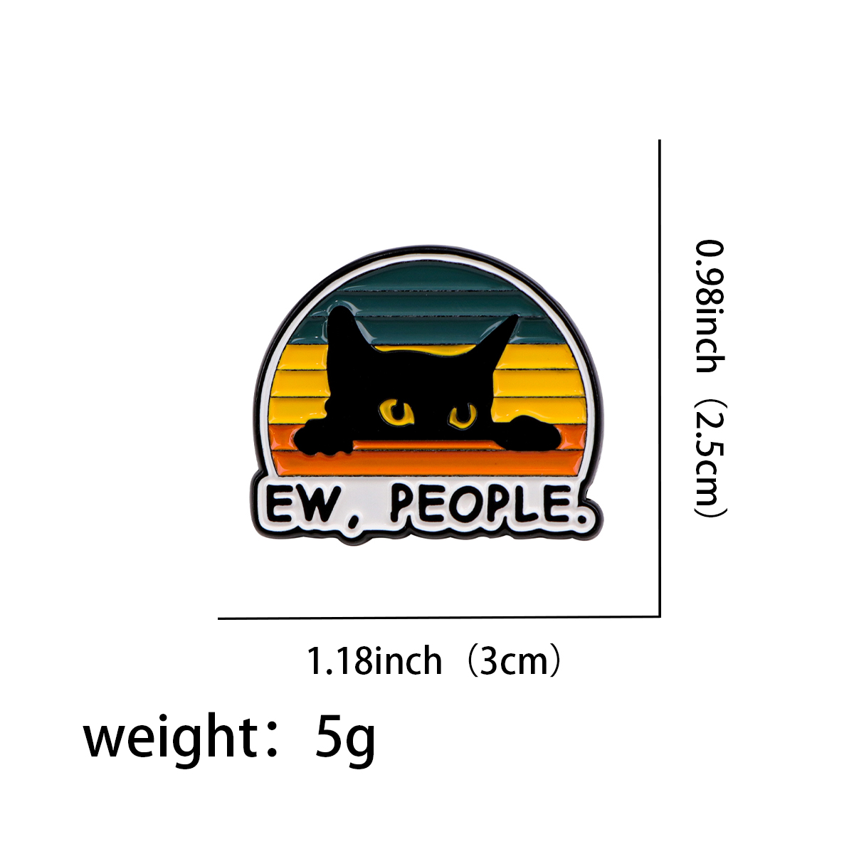 EW PEOPLE Enamel Pin Funny Sar - Men'S Accessories Quotes 리뷰 및 가격