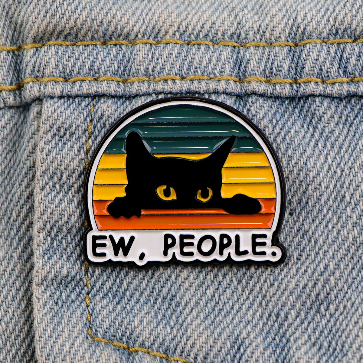 EW PEOPLE Enamel Pin Funny Sar - Men'S Accessories Quotes 리뷰 및 가격