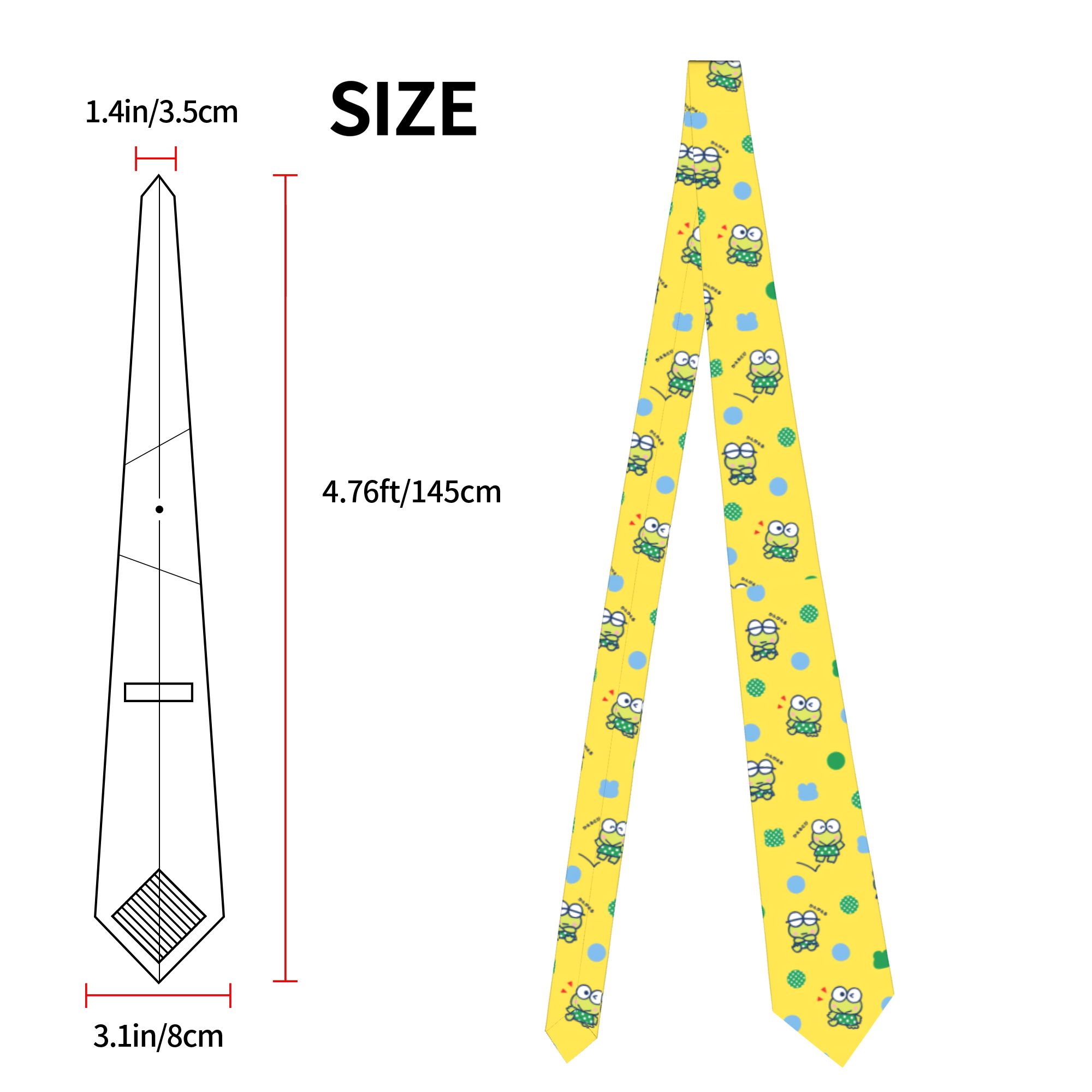 Cute Cartoon Keroppi Men Neckt - Men Accessories Wedding 리뷰 및 가격