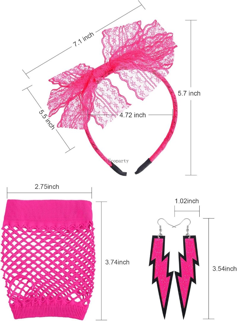 Blulu 80s Accessories for Wome - Men Accessories Earrings 리뷰 및 가격