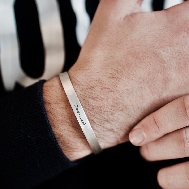 4MM To 8MM Free Engraving Cuff - Men Accessories All 리뷰 및 가격