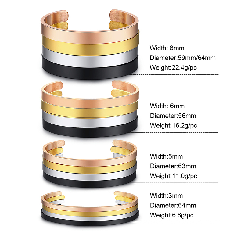 4MM To 8MM Free Engraving Cuff - Men Accessories All 리뷰 및 가격