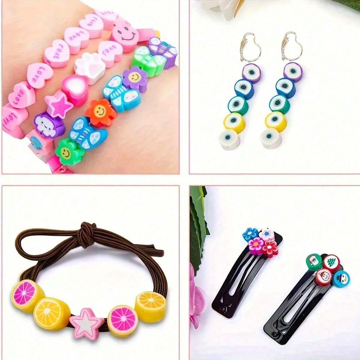 1450/1200/250pcs Polymer Clay  - Bead Bracelet Men 리뷰 및 가격