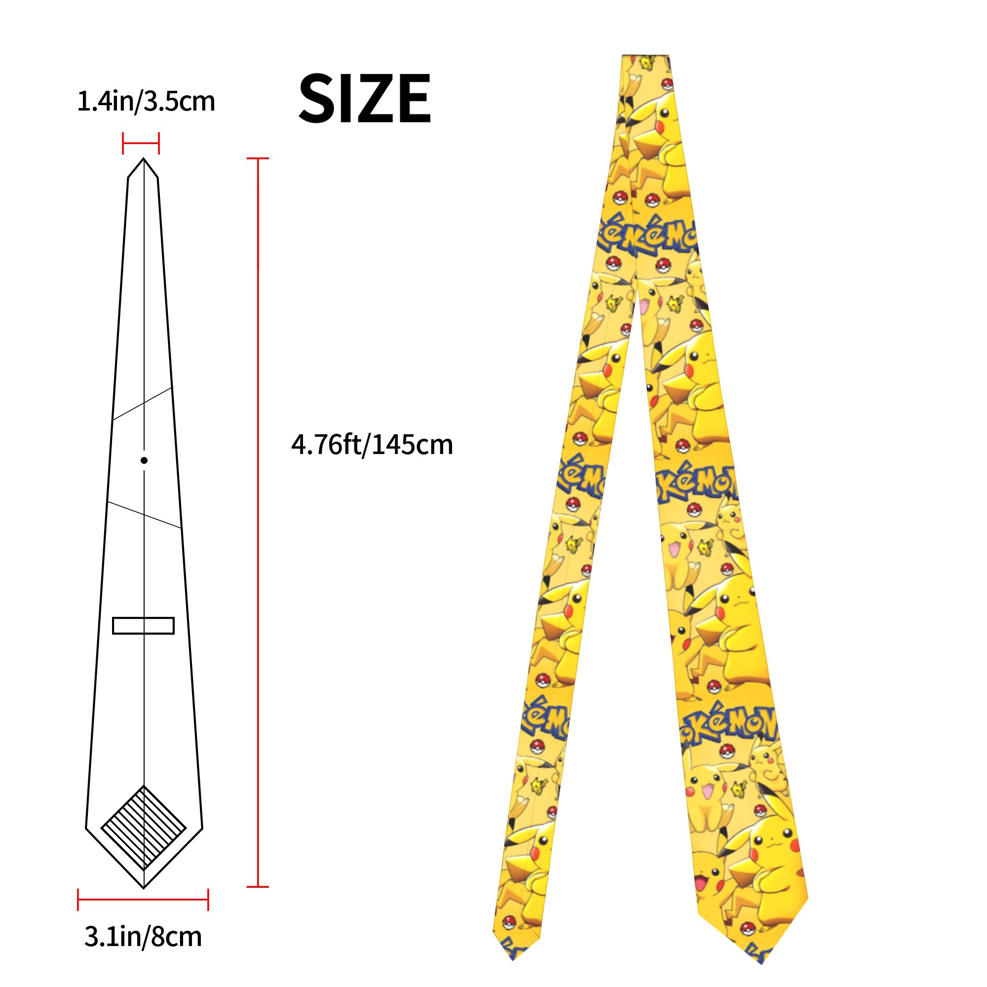 Pokemoned Cartoon Necktie Men  - Men Accessories Wedding 리뷰 및 가격