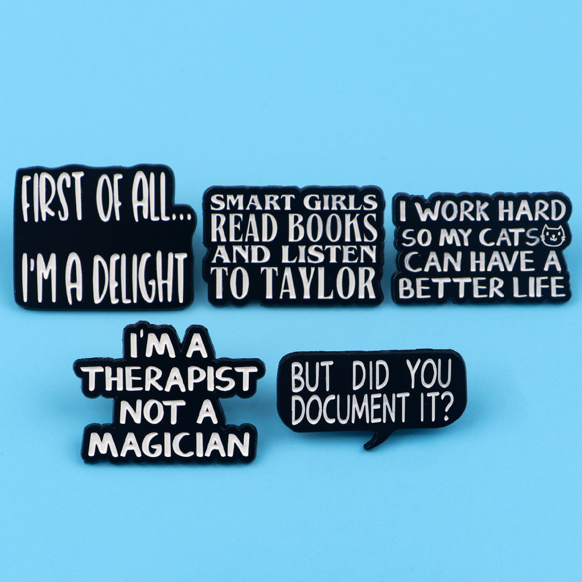 Satirical Quotes Enamel Pin Ba - Men'S Accessories Quotes 리뷰 및 가격