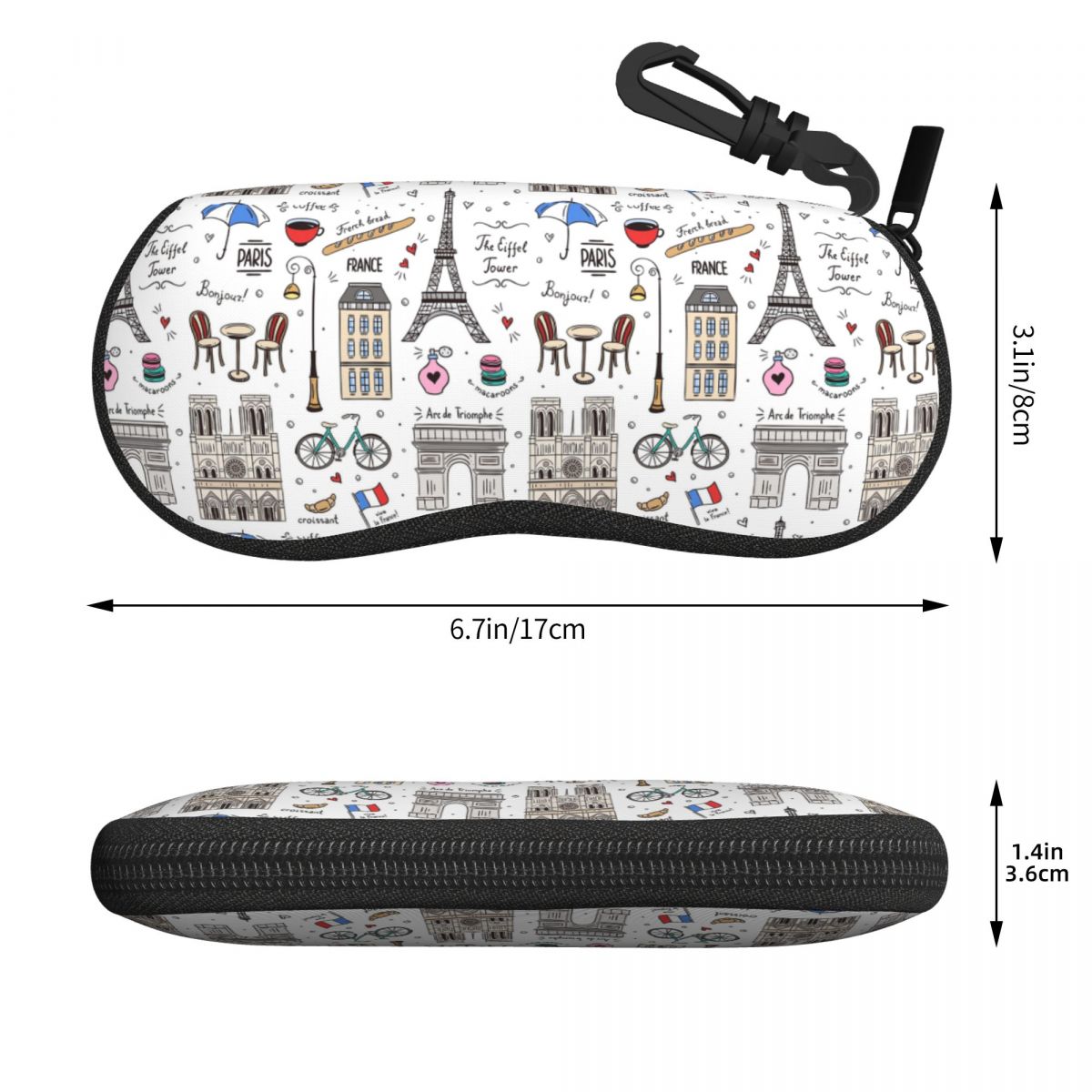 Paris Pattern Colors Shell Gla - Men'S Accessories Paris 리뷰 및 가격