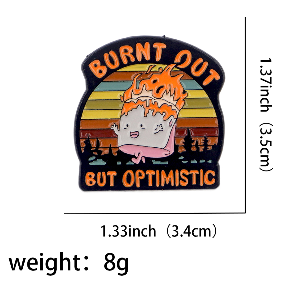 Fire Badges Enamel Pin Brooche - Men'S Accessories Quotes 리뷰 및 가격