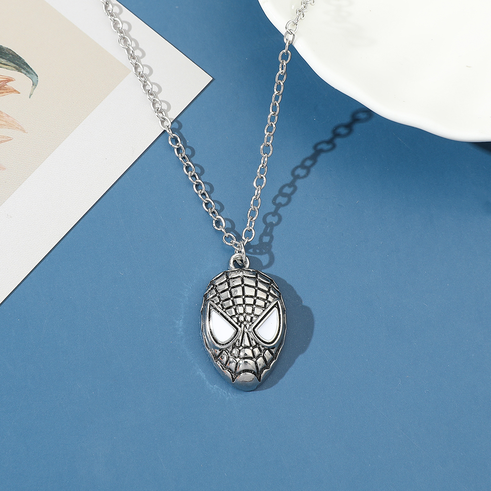 Superhero Spider Man Mask Pend - Men'S Accessories And Jewelry 리뷰 및 가격