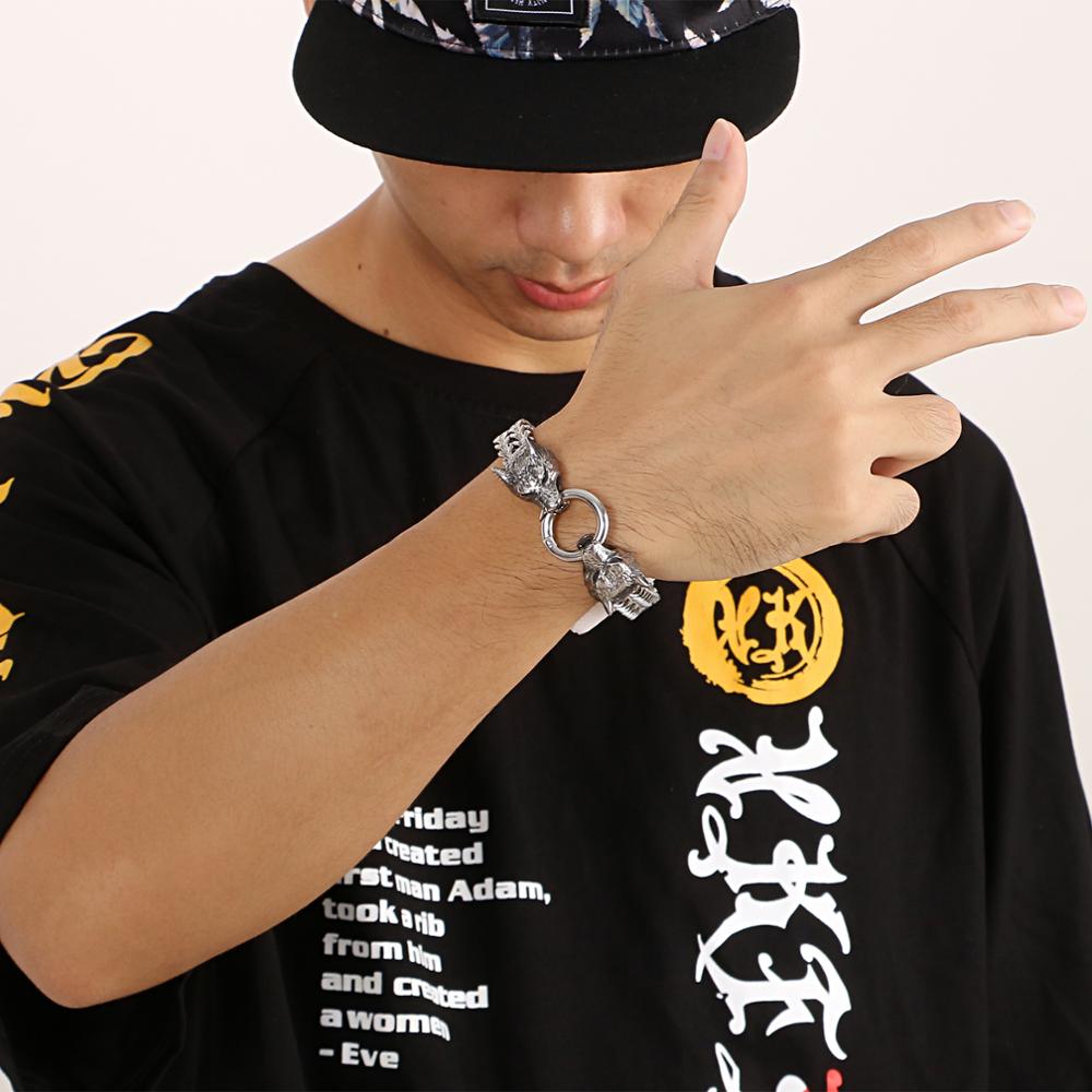 KALEN 19-23cm Rock Viking Wolf - Men Accessories Bd 리뷰 및 가격