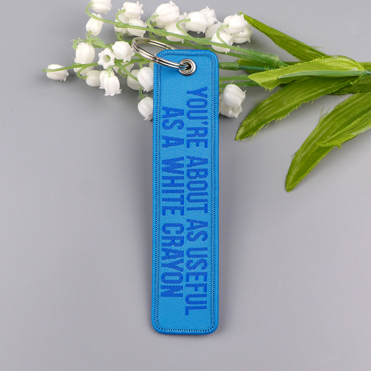 Koi Embroidery Key Fobs Supern - Men'S Accessories Quotes 리뷰 및 가격
