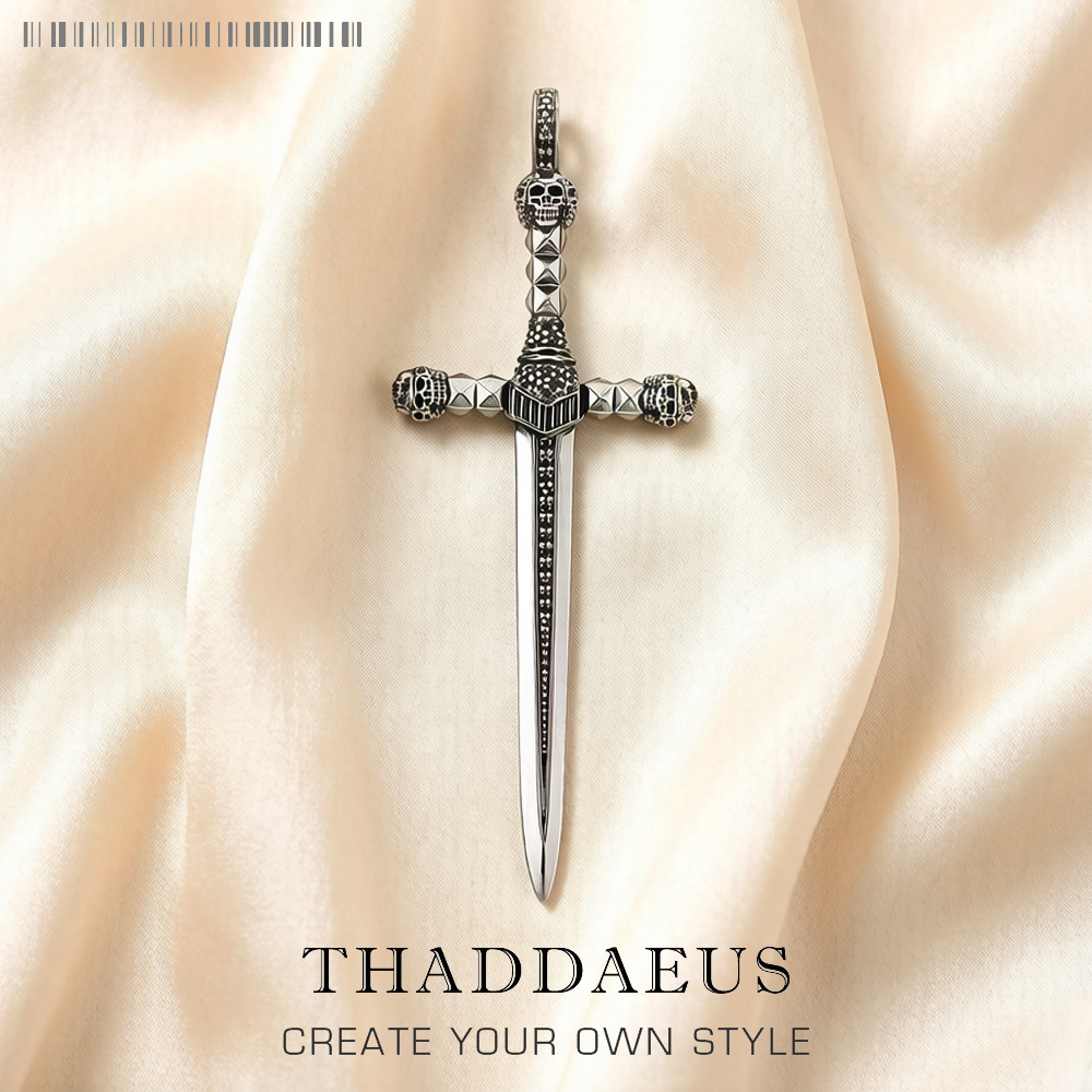 Pendant Skull Sword,Brand New  - Men'S Accessories Jewelry Brands 리뷰 및 가격