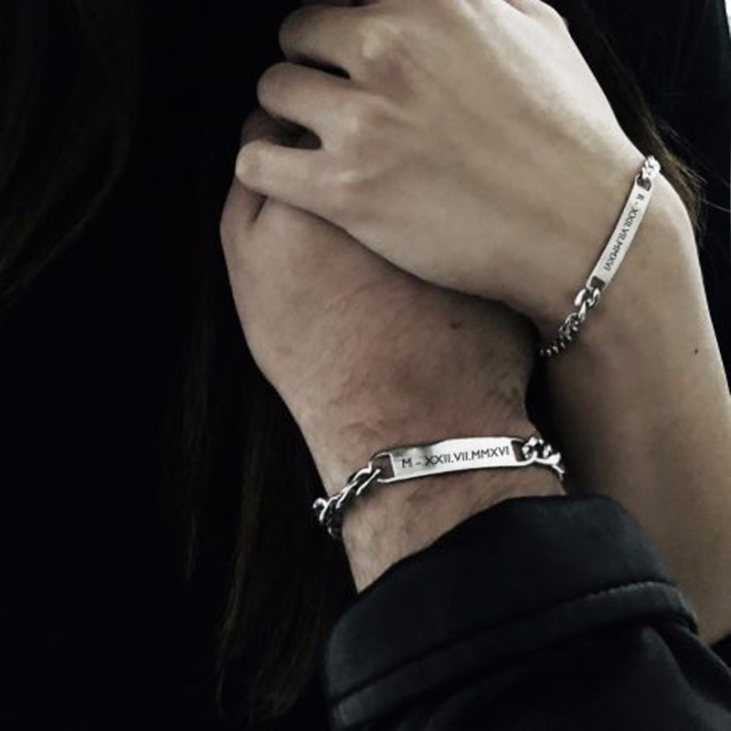 Plate Id Tag Bar Bracelet Cuba - Men Accessories All 리뷰 및 가격