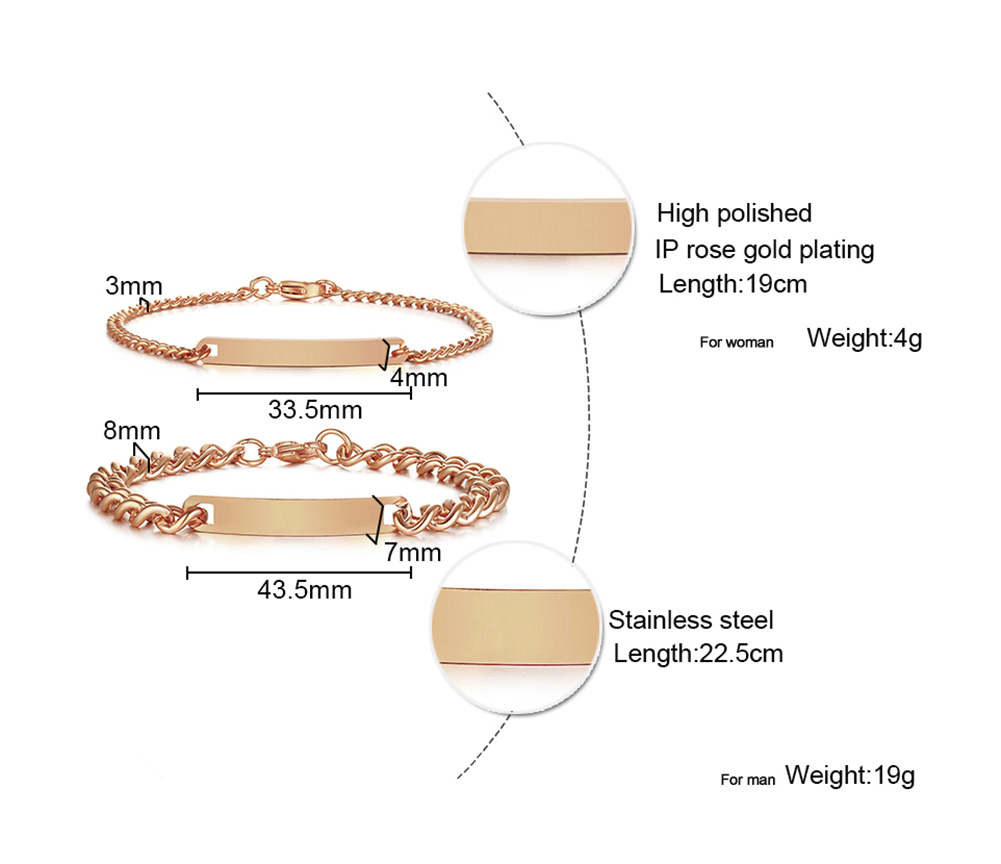 Plate Id Tag Bar Bracelet Cuba - Men Accessories All 리뷰 및 가격