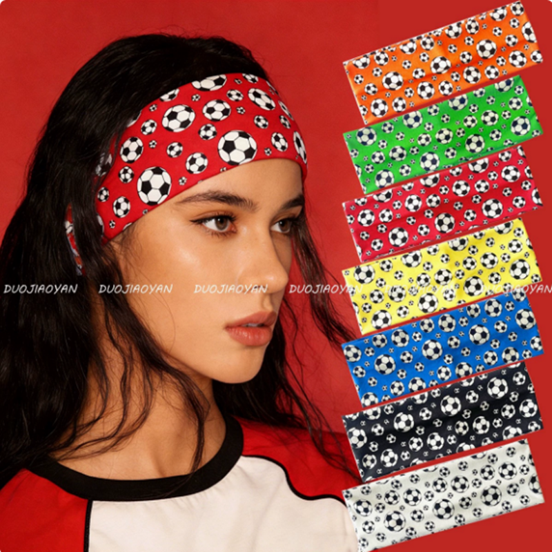 Soccer Print Sports Headband,  - Men'S Yoga Accessories 리뷰 및 가격