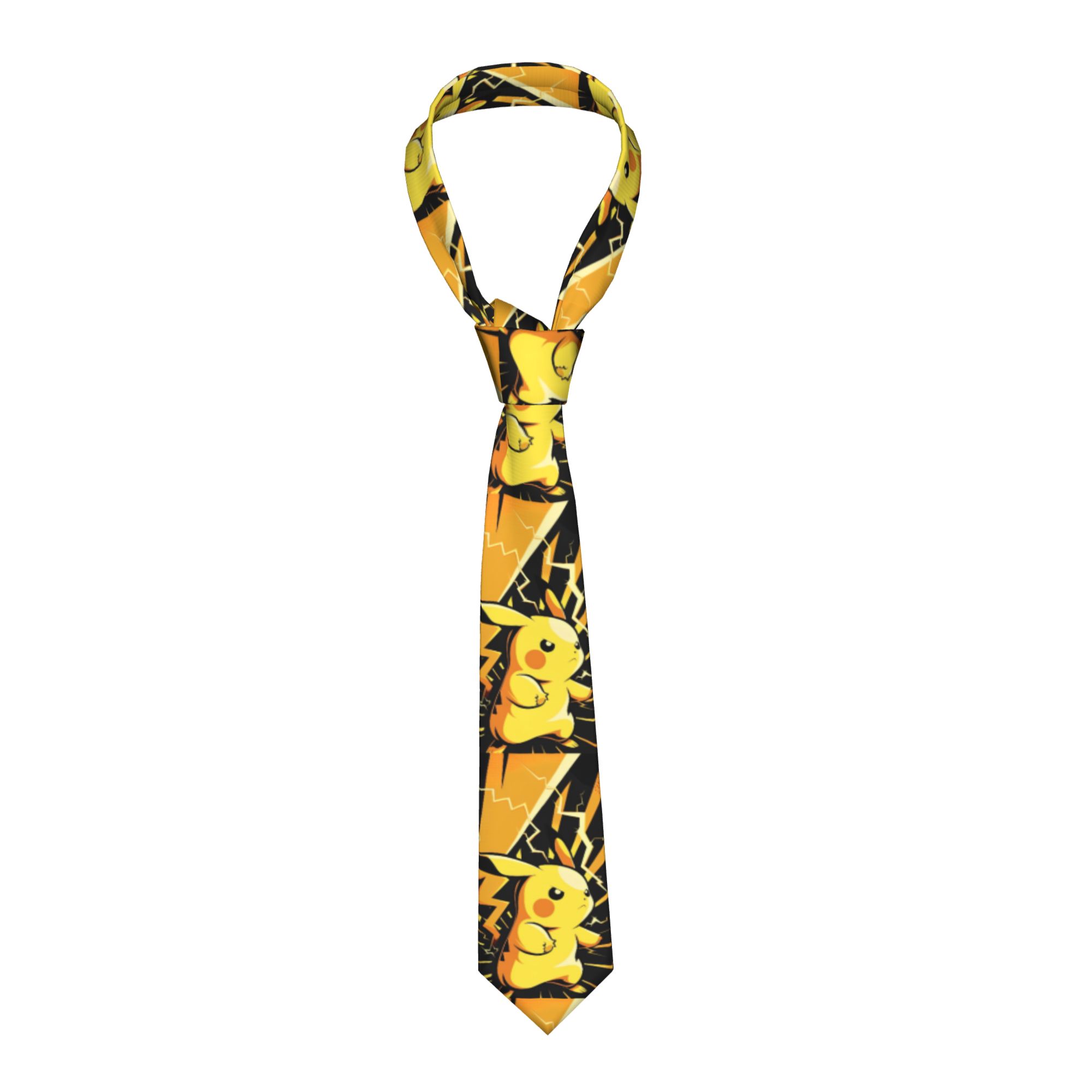 Cute Pikachu Neckties Men Slim - Men Accessories Wedding 리뷰 및 가격