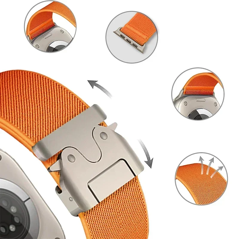 Parachute Strap for Apple Watc - Men Accessories Website 리뷰 및 가격