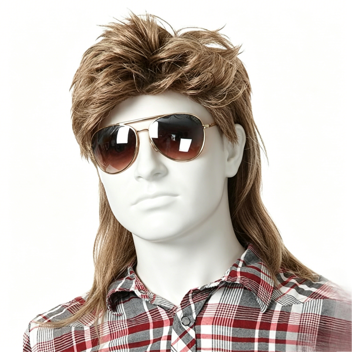 Retro Style Men Mullet Wig Cla - Men Accessories All 리뷰 및 가격