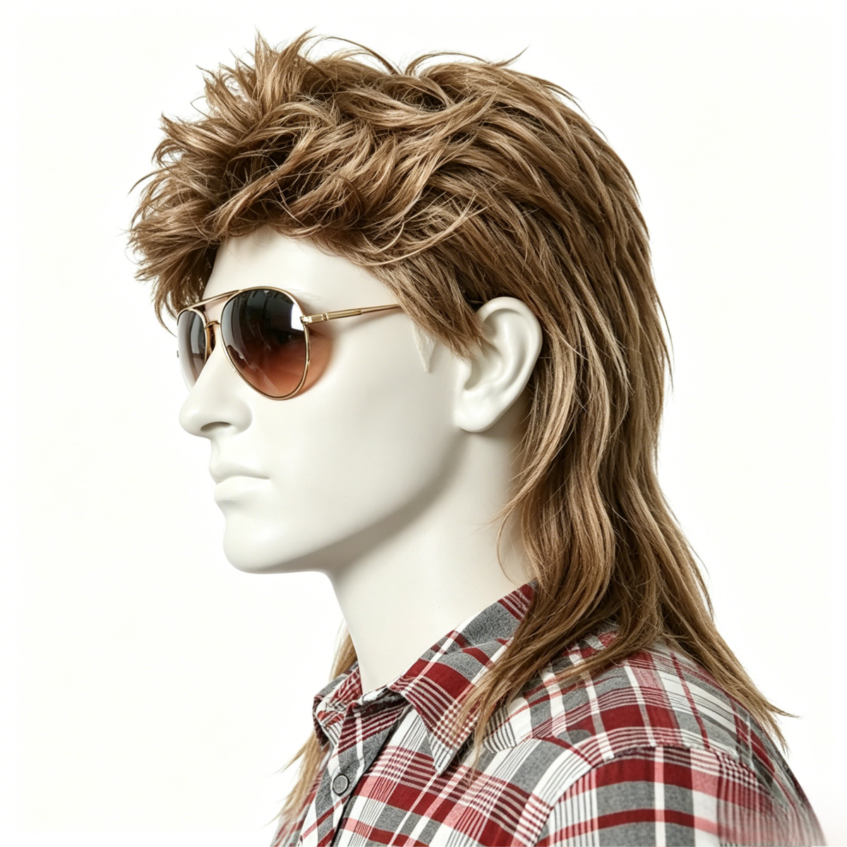 Retro Style Men Mullet Wig Cla - Men Accessories All 리뷰 및 가격