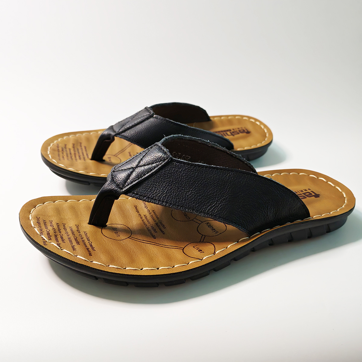 Summer Shoes Men Slippers Genu - Men'S Accessories Leather 리뷰 및 가격