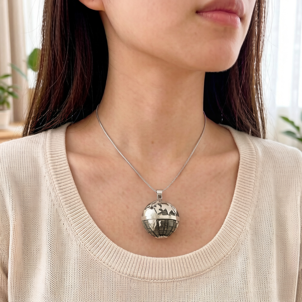 Pendant Gray Globe,Brand New F - Men'S Accessories Jewelry Brands 리뷰 및 가격