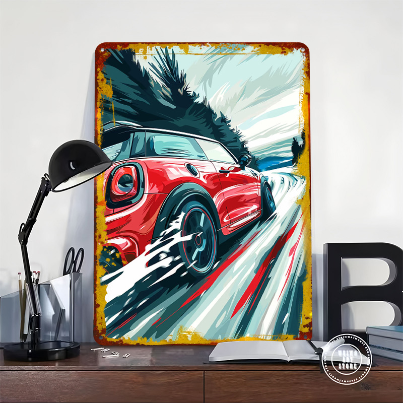 Red UK Car Cooper Racing Metal - Men'S Accessories Uk 리뷰 및 가격
