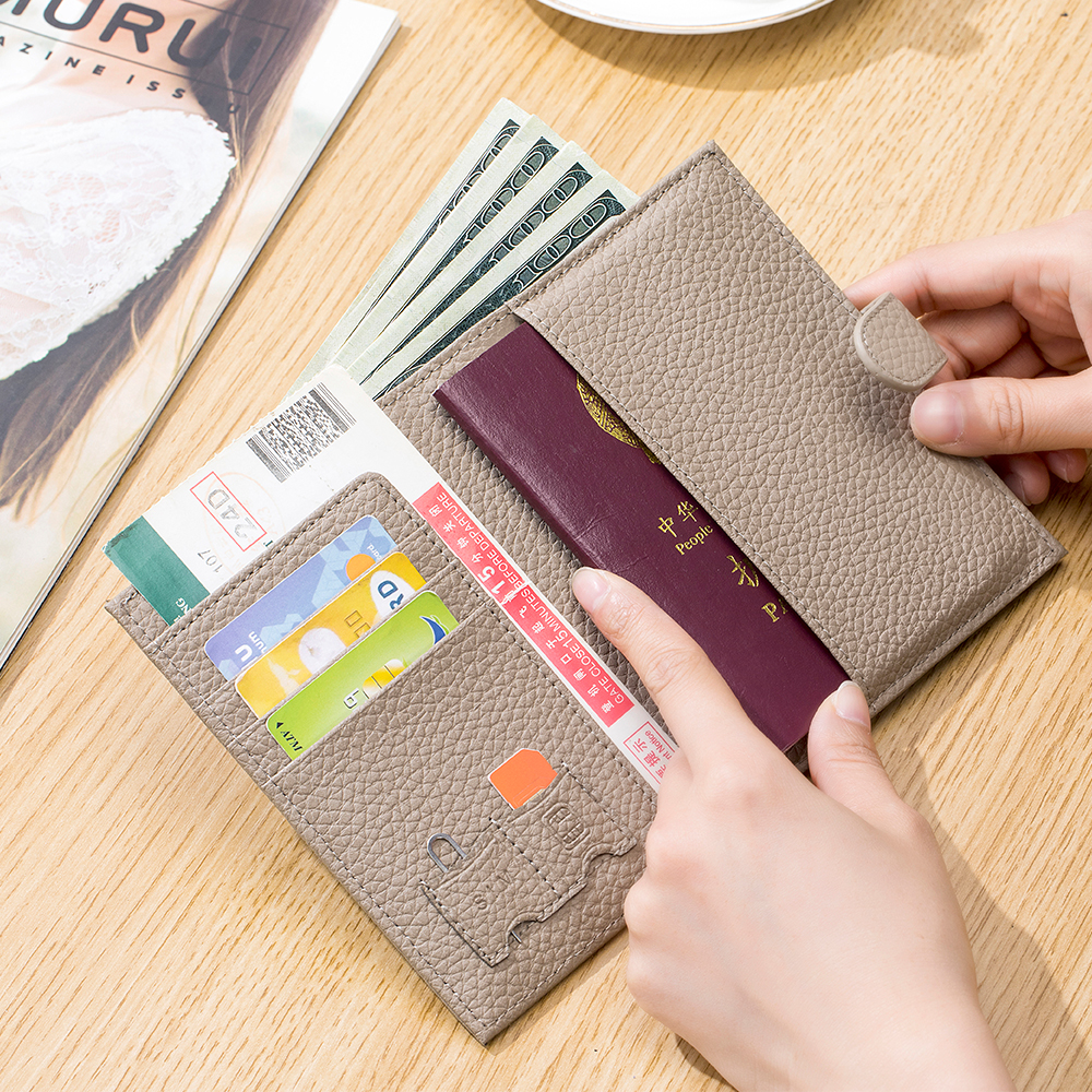 Genuine Cow Leather Passport H - Bifold Leather Wallet 리뷰 및 가격