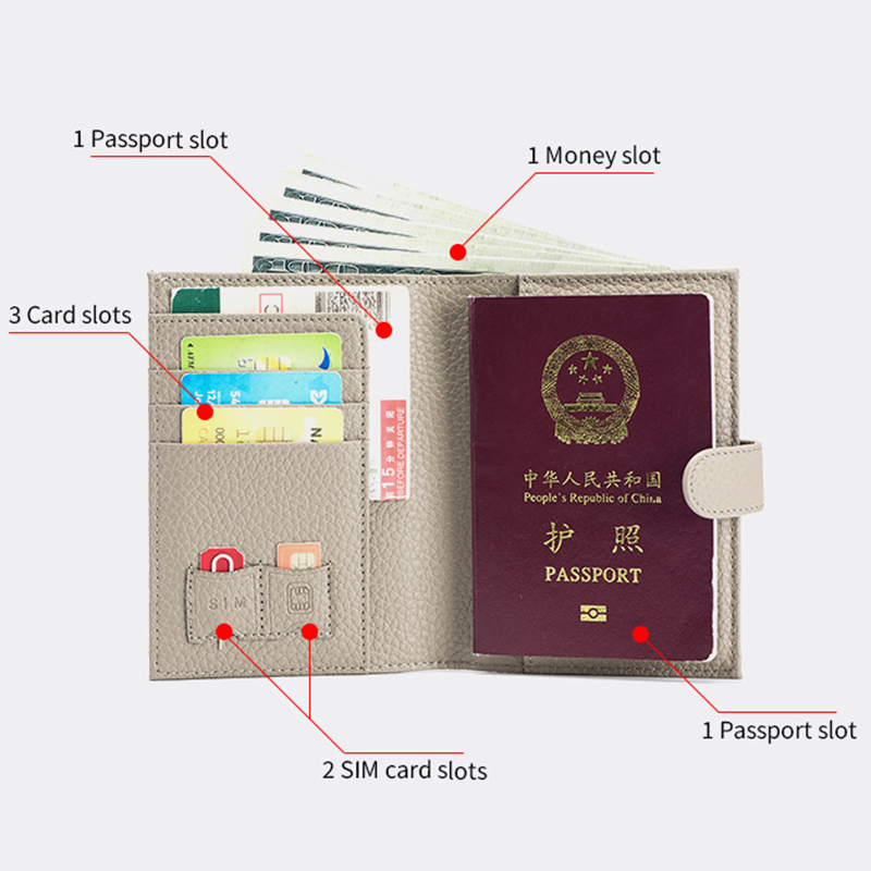 Genuine Cow Leather Passport H - Bifold Leather Wallet 리뷰 및 가격