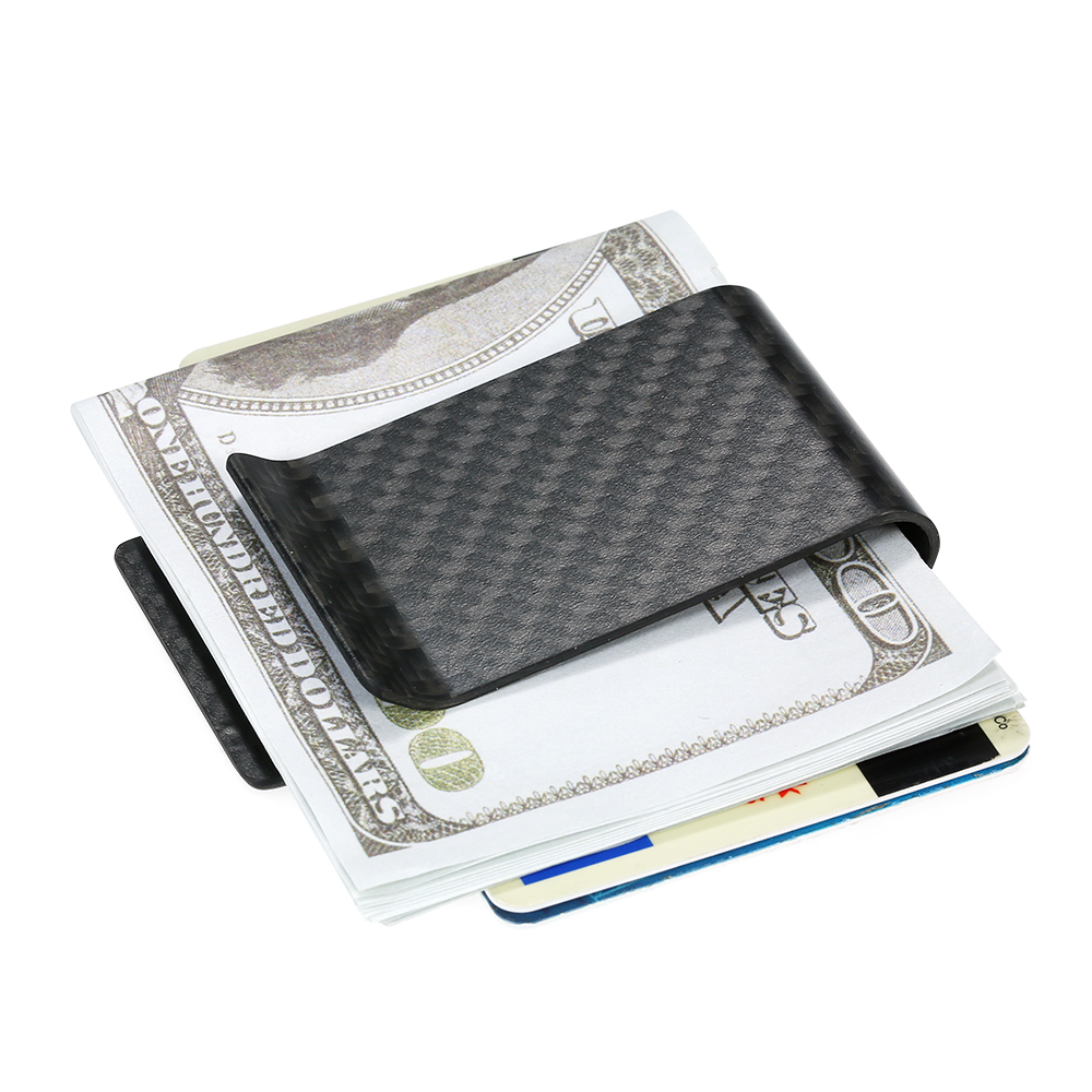 Black Carbon Fiber Wallet Mone - Money Clip Slim 리뷰 및 가격
