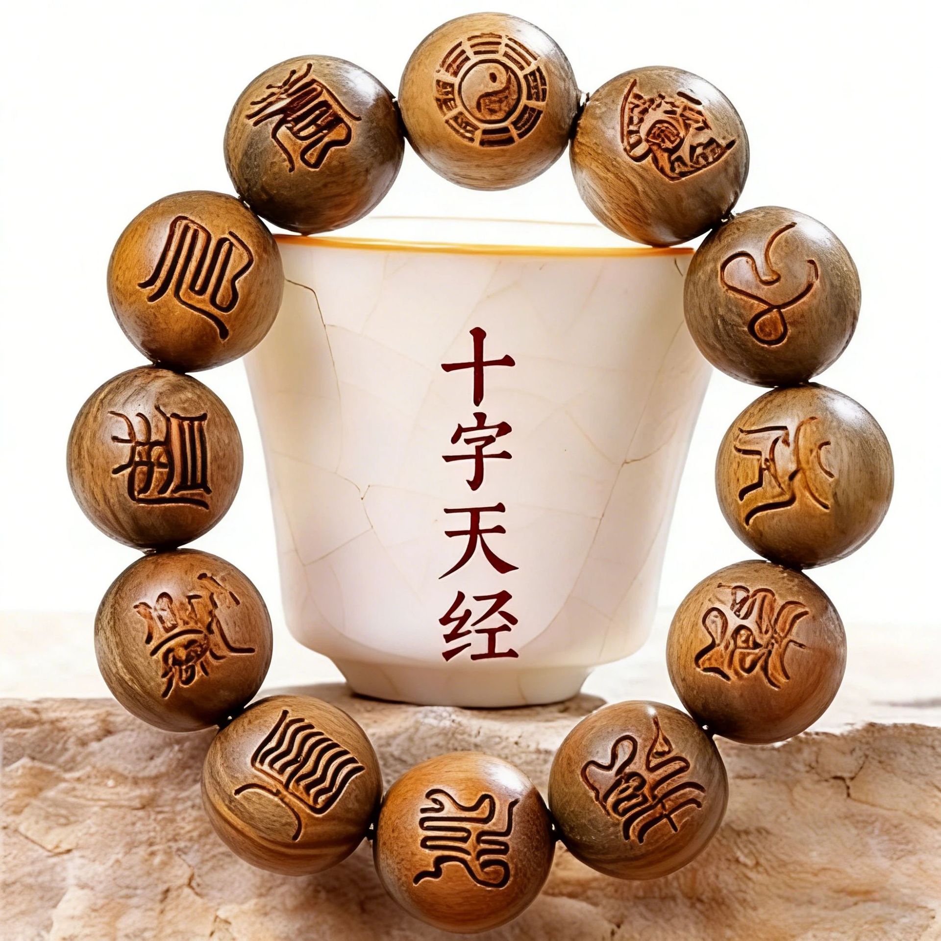 Lucky Luxury Green Sandalwood  - Bead Bracelet Men 리뷰 및 가격