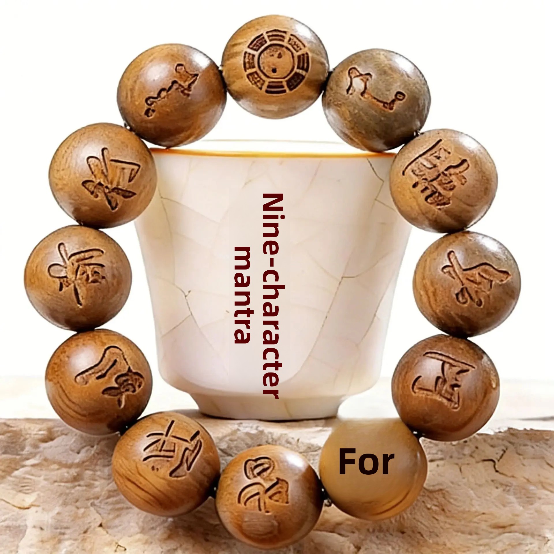 Lucky Luxury Green Sandalwood  - Bead Bracelet Men 리뷰 및 가격