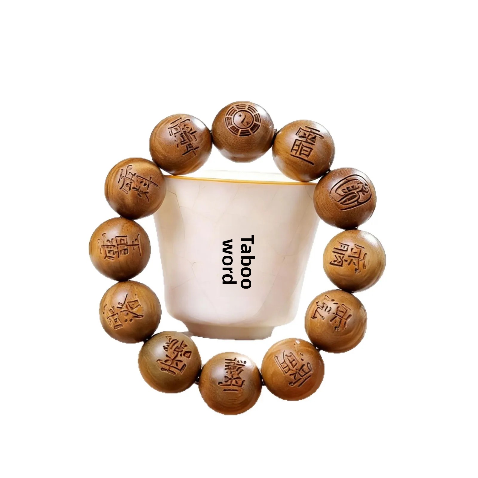 Lucky Luxury Green Sandalwood  - Bead Bracelet Men 리뷰 및 가격