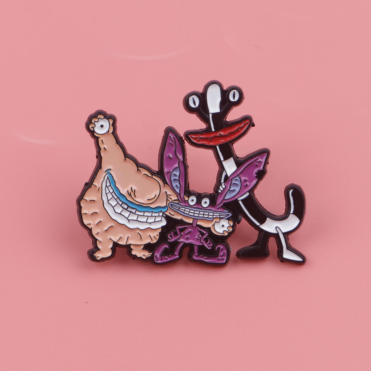 Cartoon Monster Enamel Pin Bad - Men'S Accessories And Jewelry 리뷰 및 가격