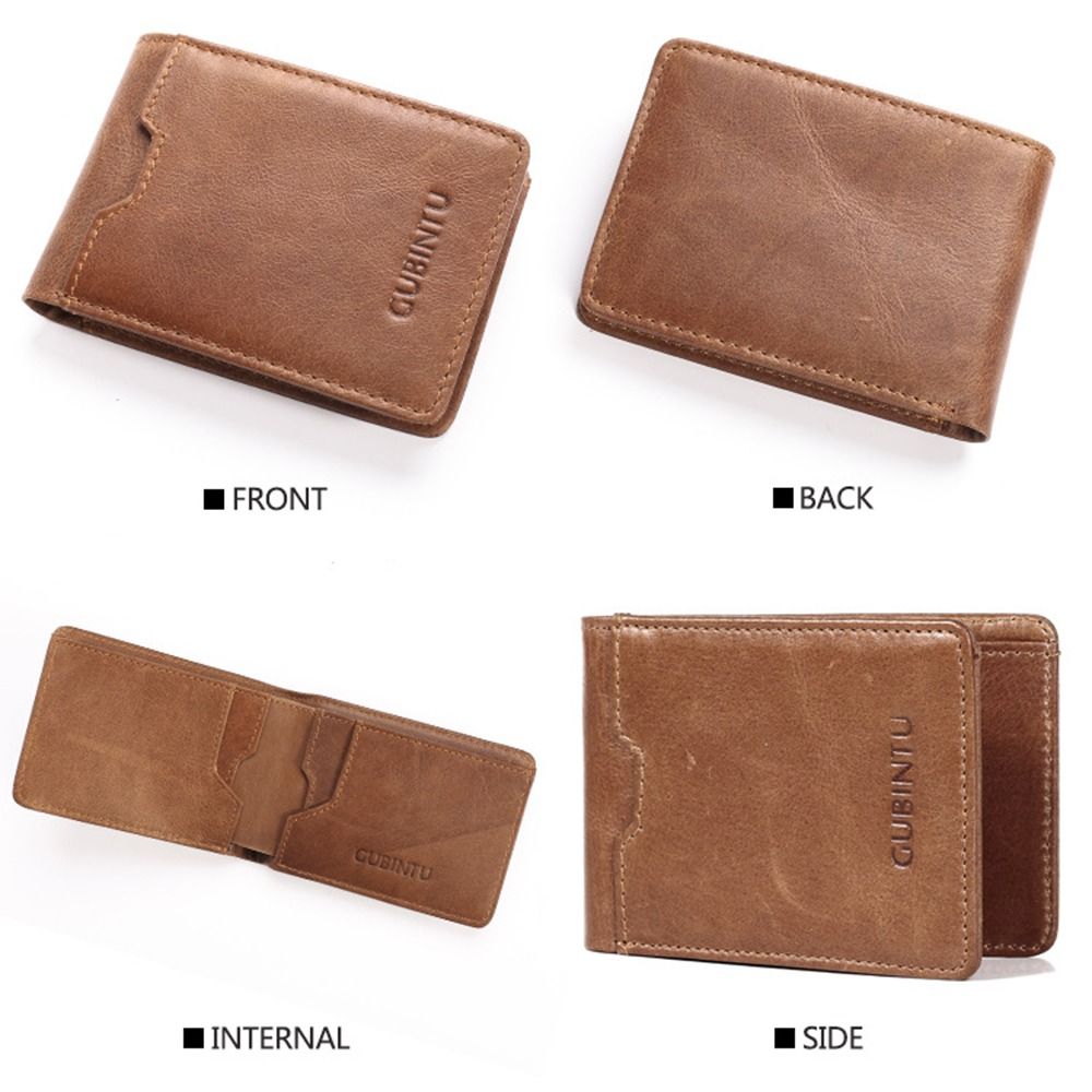 Minimalist Genuine Leather Men - Bifold Leather Wallet 리뷰 및 가격