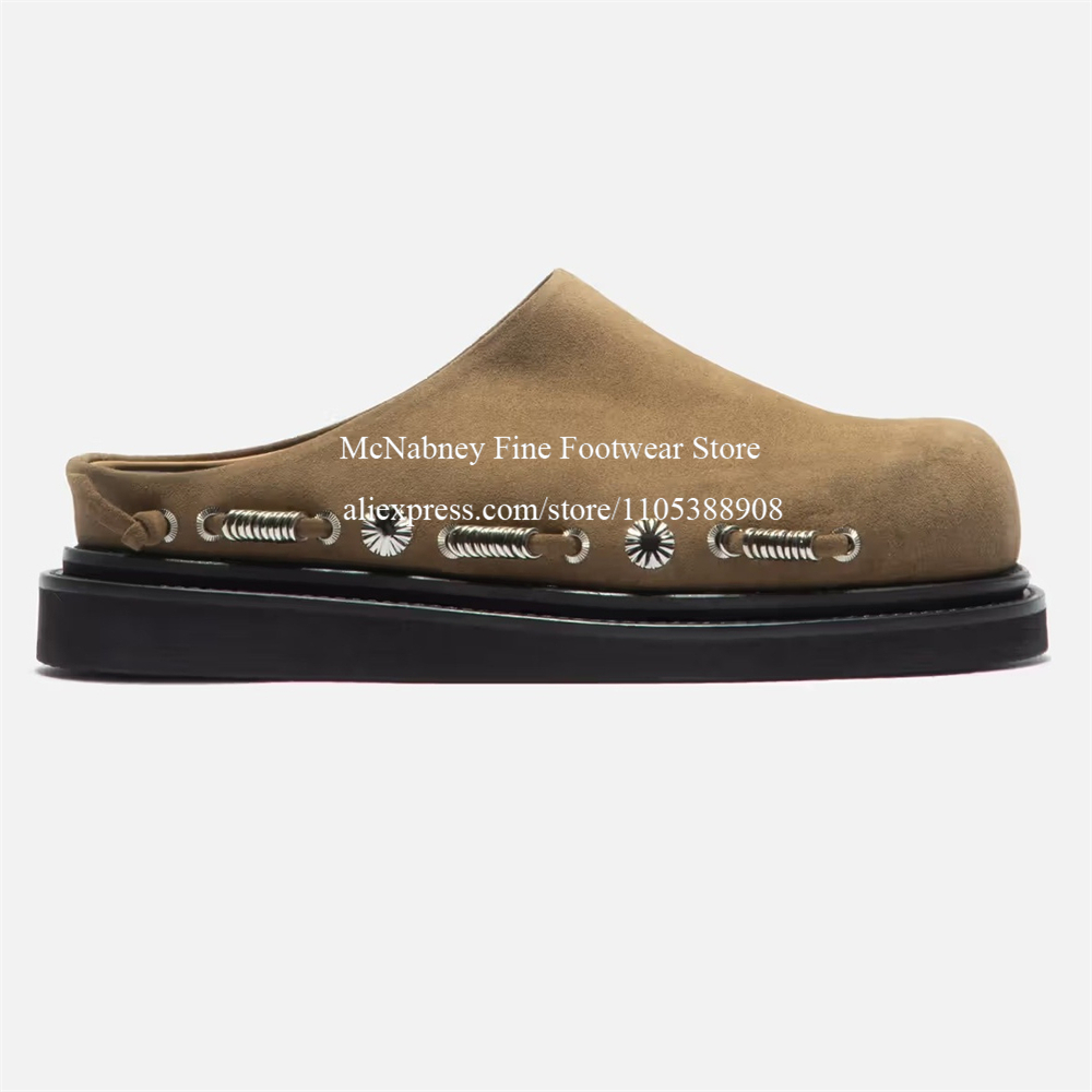 Fashion Men Suede Slip on Mule - Men Accessories To Wear 리뷰 및 가격