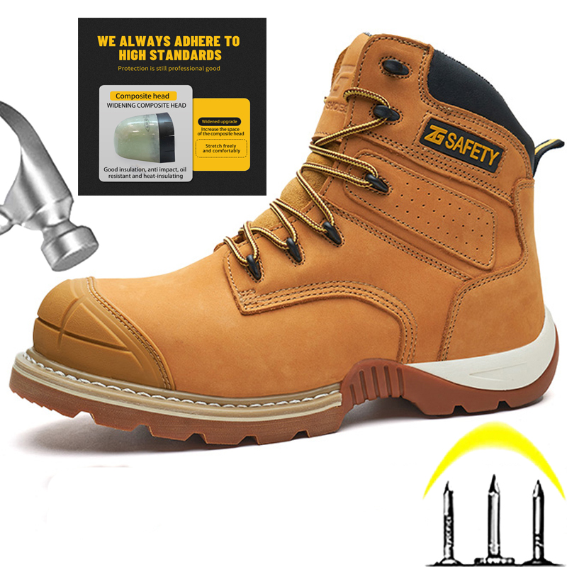 Cowhide Work Boots genuine lea - Men Accessories To Wear 리뷰 및 가격