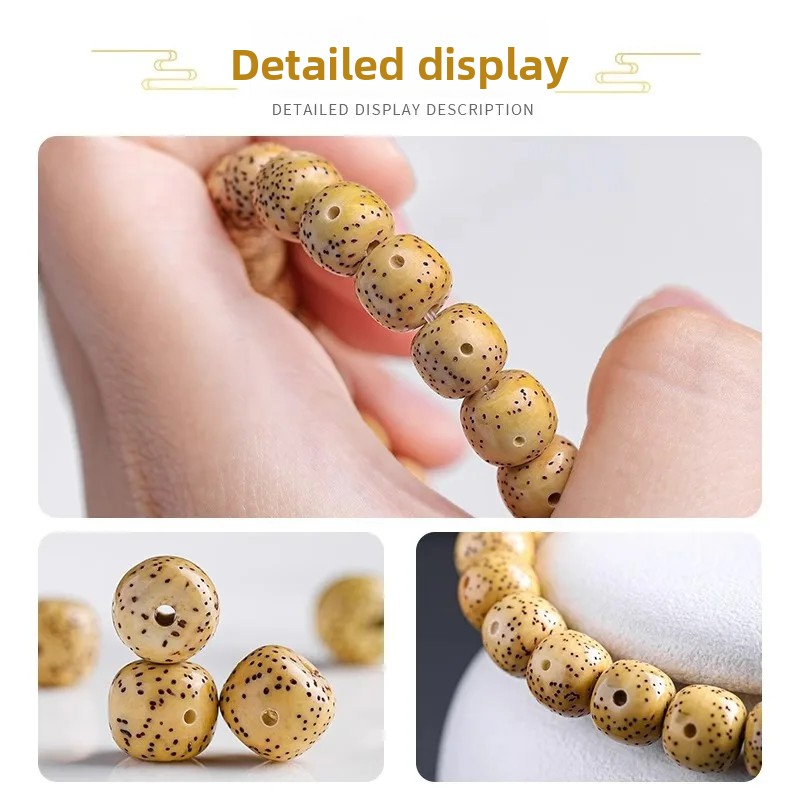 High Density Golden Seed Star  - Bead Bracelet Men 리뷰 및 가격