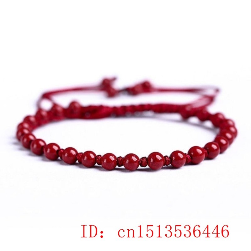 Customized Natural Red Cinnaba - Bead Bracelet Men 리뷰 및 가격