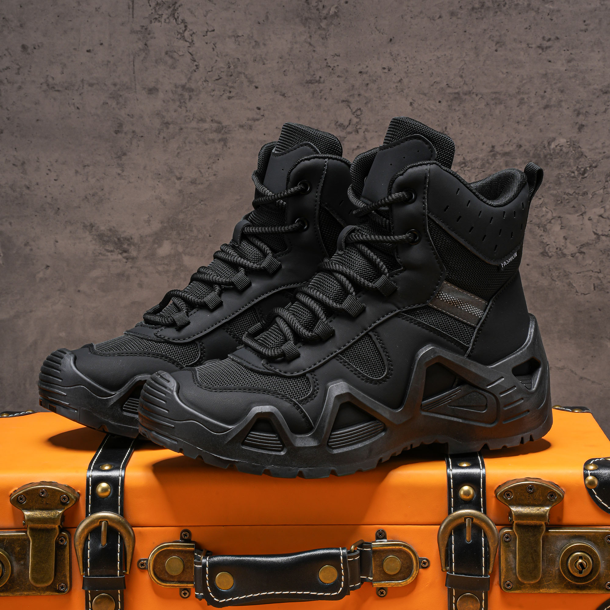 Men's high top boots, hiking b - Men Accessories To Wear 리뷰 및 가격