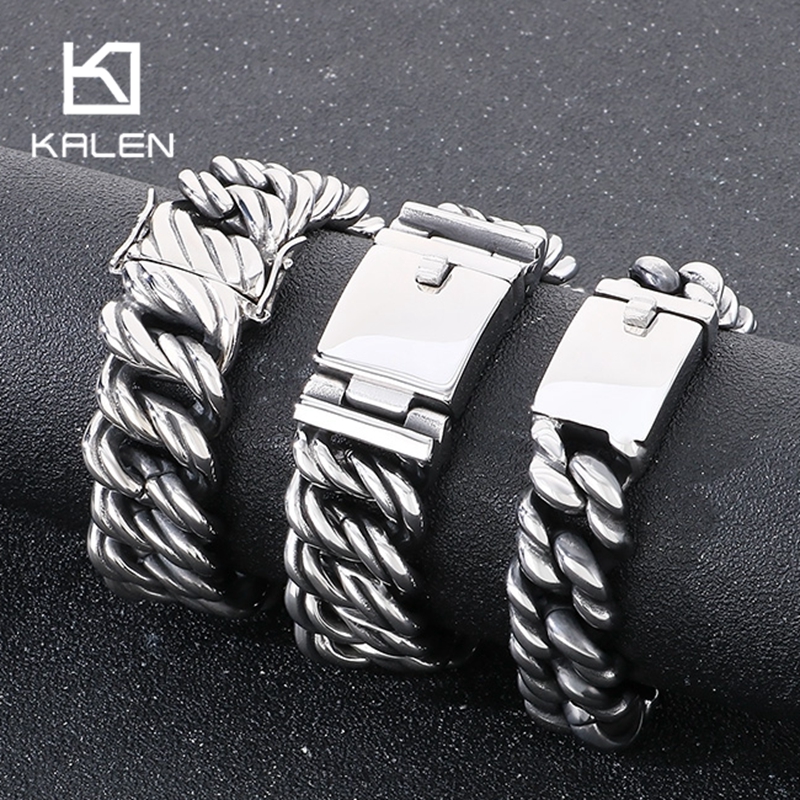 KALEN 22MM Twisted Link Chain  - Men Accessories Bd 리뷰 및 가격