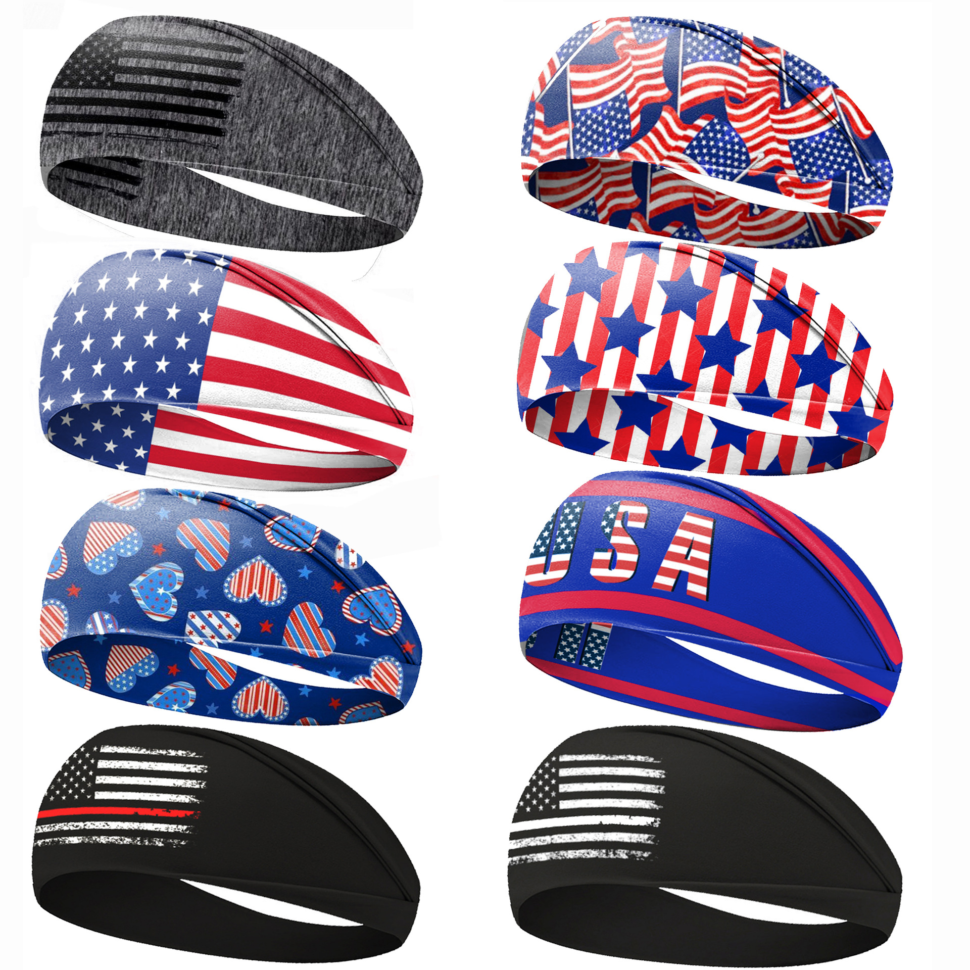 USA Flag Independence Day Hair - Men'S Yoga Accessories 리뷰 및 가격