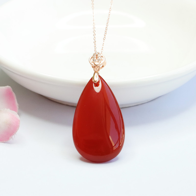 S925 Silver Inlaid Natural Red - Men'S Accessories Drop Shipping 리뷰 및 가격