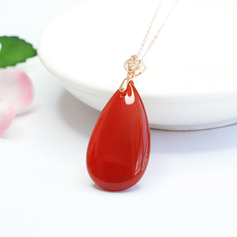 S925 Silver Inlaid Natural Red - Men'S Accessories Drop Shipping 리뷰 및 가격