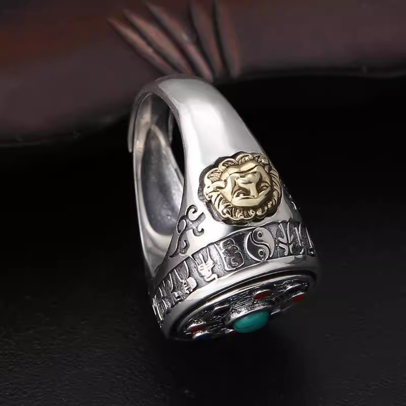 Ethnic Style Colored Enamel Ri - Men Accessories Ethnic 리뷰 및 가격