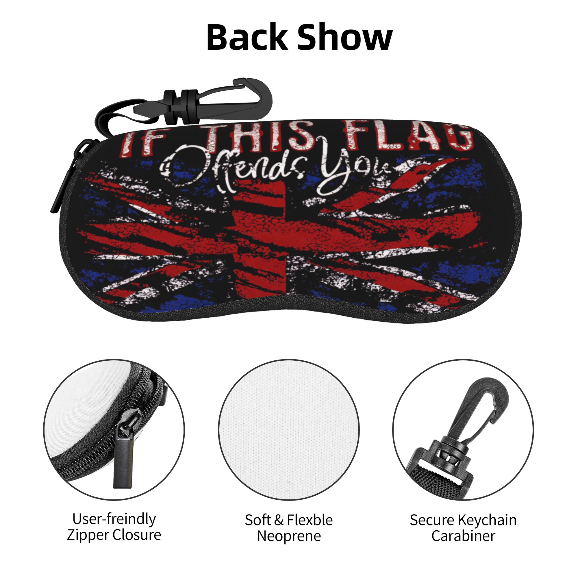 British flag UK Glasses Case M - Men'S Accessories Uk 리뷰 및 가격