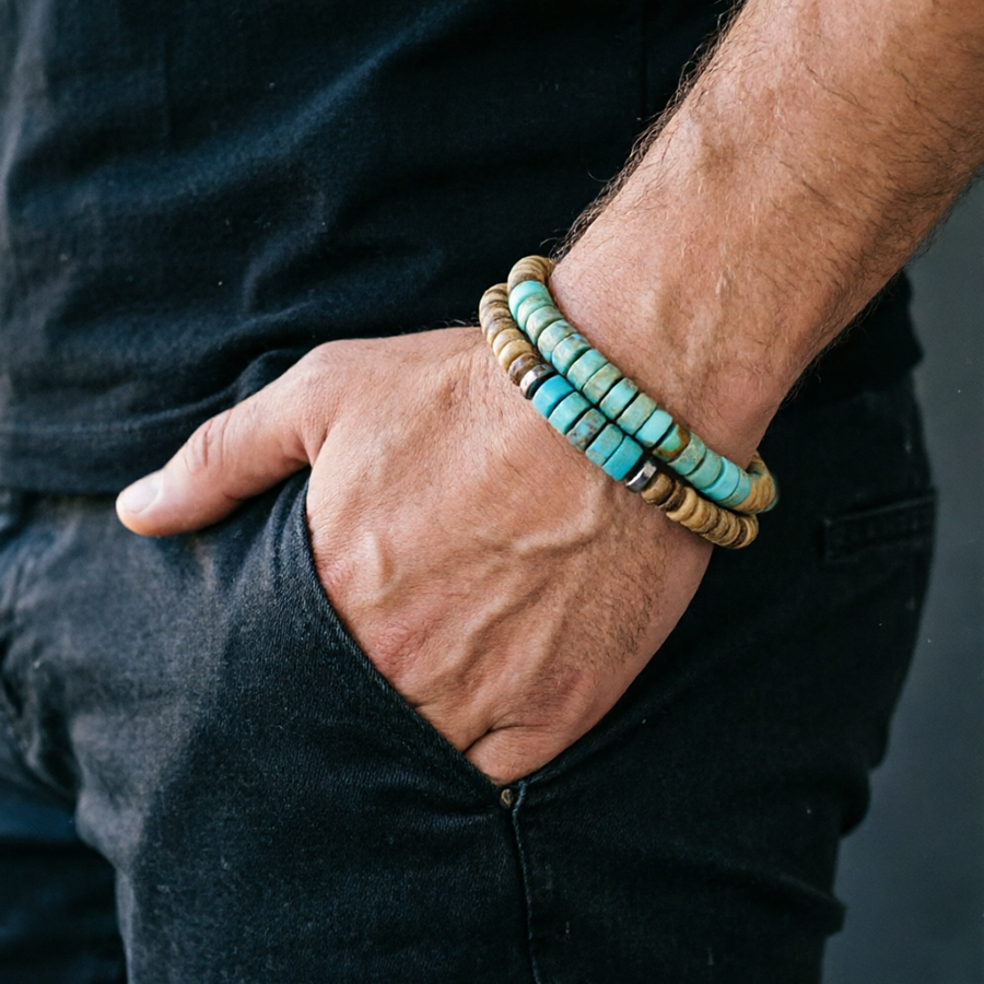 2Pcs Natural Coconut Husk Bead - Men'S Yoga Accessories 리뷰 및 가격