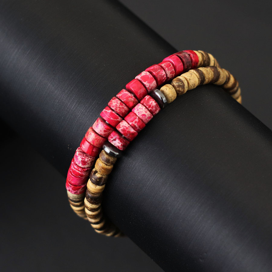 2Pcs Natural Coconut Husk Bead - Men'S Yoga Accessories 리뷰 및 가격