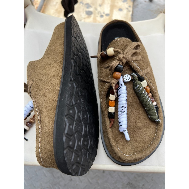 Women Men Clogs Cow Suede Leat - Men'S Accessories Leather 리뷰 및 가격