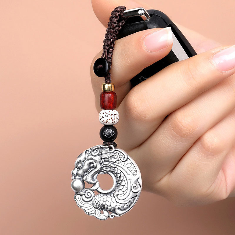 Retro ethnic style dragon fish - Men Accessories Ethnic 리뷰 및 가격