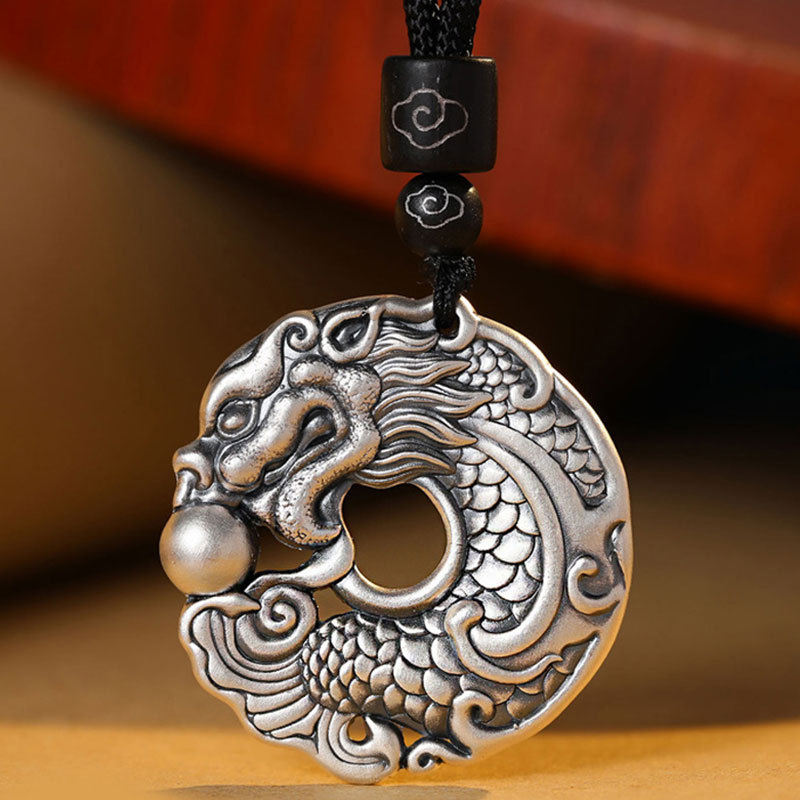 Retro ethnic style dragon fish - Men Accessories Ethnic 리뷰 및 가격